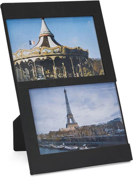 Balvi cadre photo Dijon 25 x 16,3 cm noir 2 photos