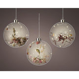 Ampoule LED Lumineo avec fleurs ø14cm 15LED