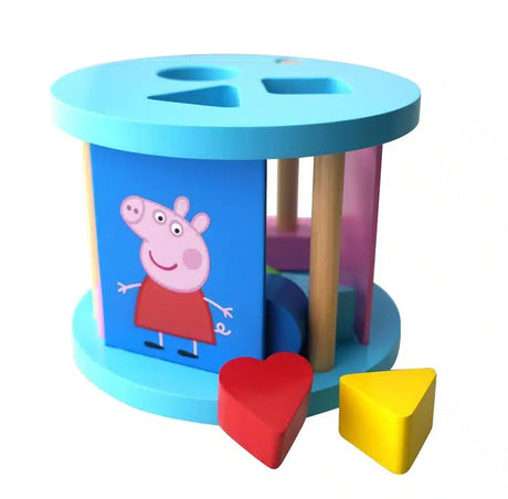 Barbo jouets Peppa Pig - boîte de tri en forme de bois