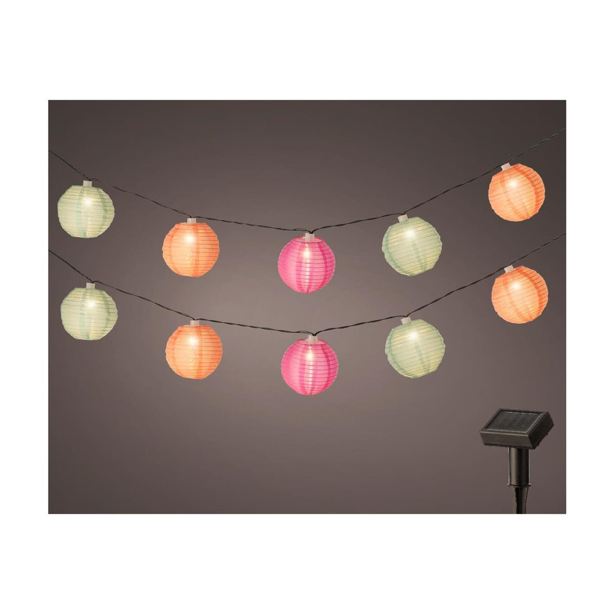 Lanternes solaires Lumineo multi ø7,5xl450cm