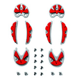 Sidi mtb sole srs carbon-ground grey red | 45-48