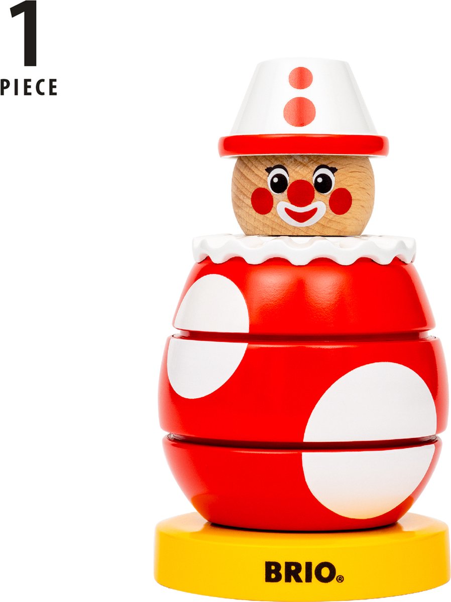 Clown tournant Brio - développement de la motricité ludique pour les tout-petits