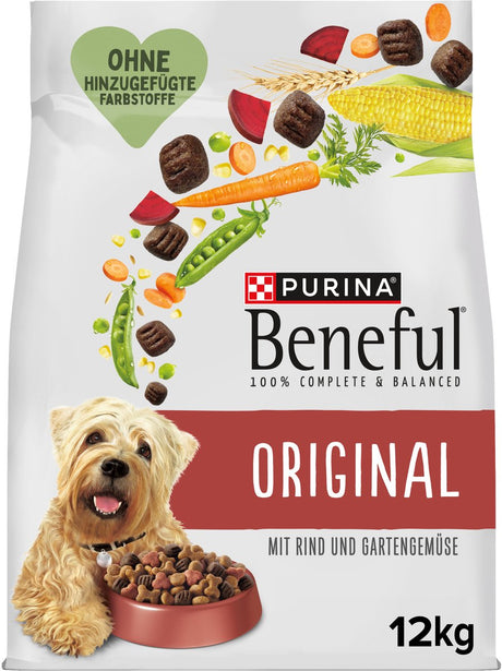 Beneful original - nourriture pour chien - boeuf légumes du jardin - 12 kg