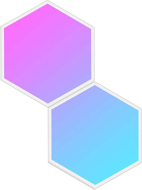 Extension de panneaux muraux hexagonaux Govee - 2 panneaux lumineux intelligents