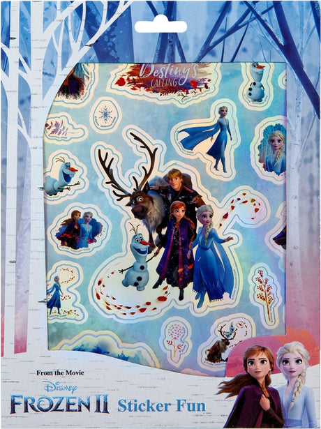 Autocollant infiltré Fun Frozen, 8 feuilles