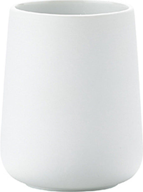 Zone Danemark nova gobelet à brosse à dents - gobelet pour brosses à dents - porte-brosse à dents - accessoires de salle de bain - 10 x 8 cm - blanc