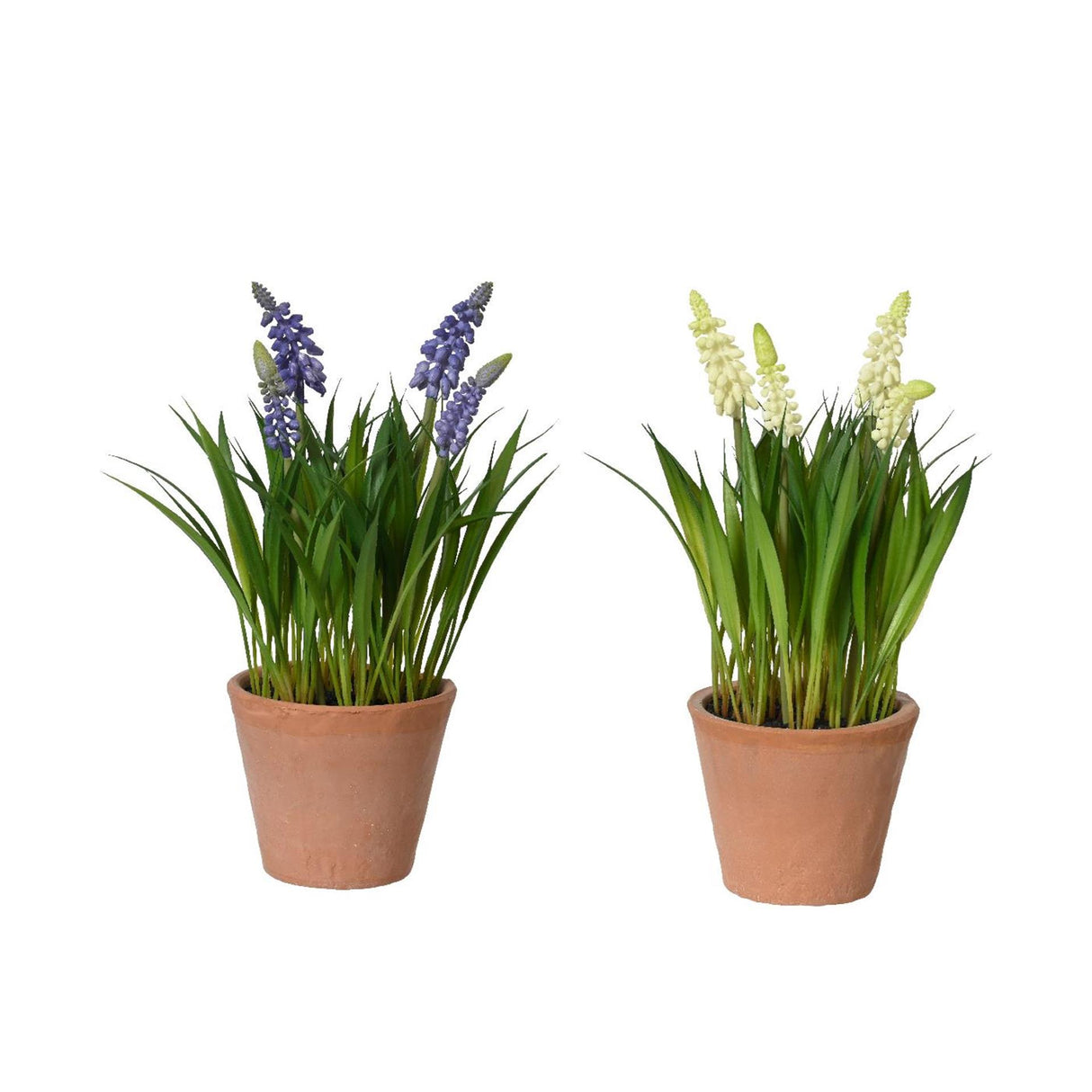 Decoris plante artificielle raisins en pot ø11xh26cm