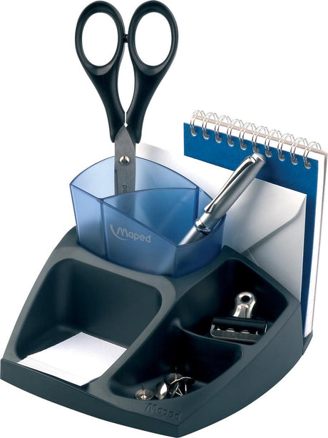 Maped office essentials porte-accessoires de bureau compact vert - noir bleu