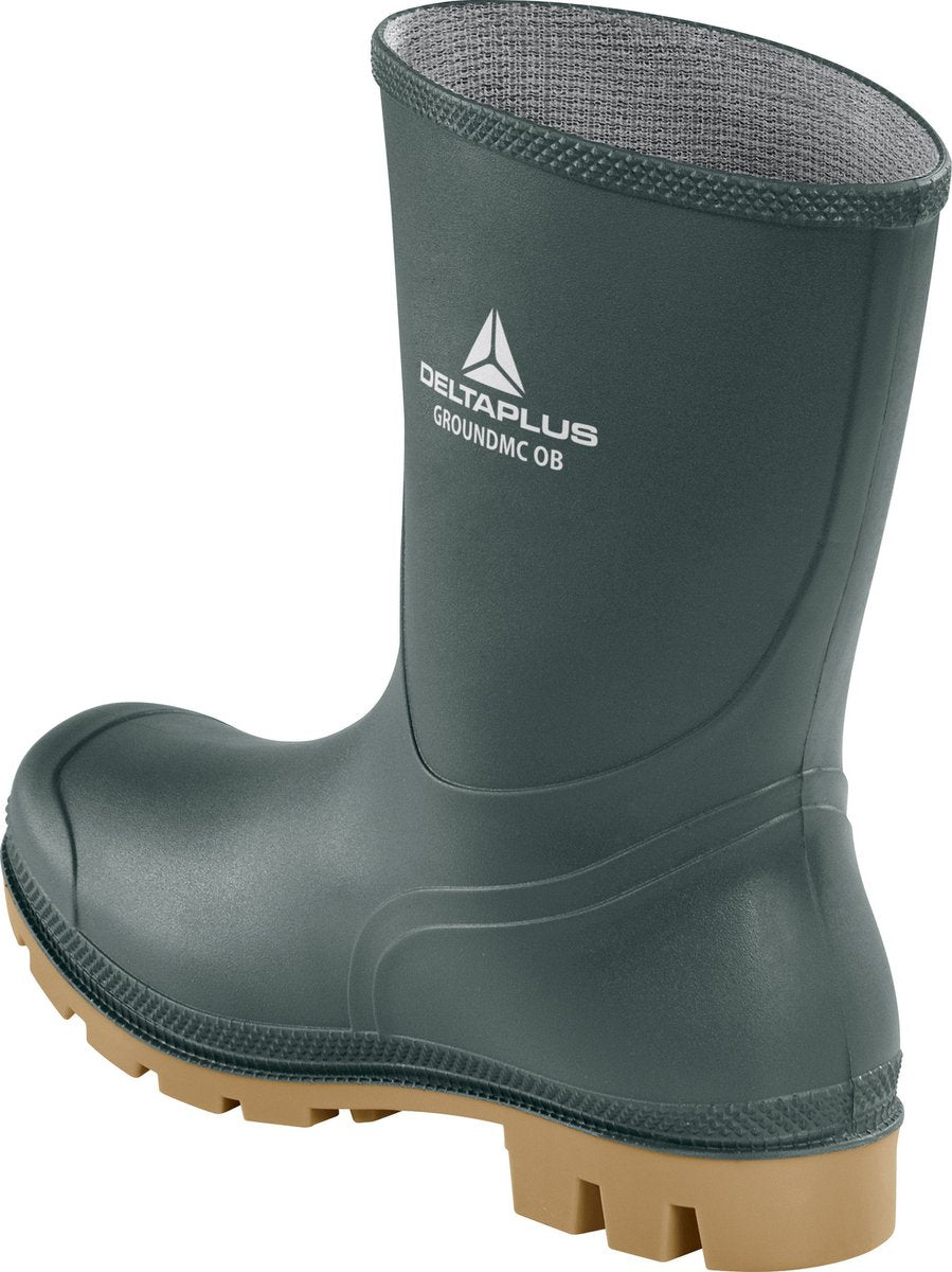 Deltaplus bottes de travail mollet sol mc vert 43 - PVC