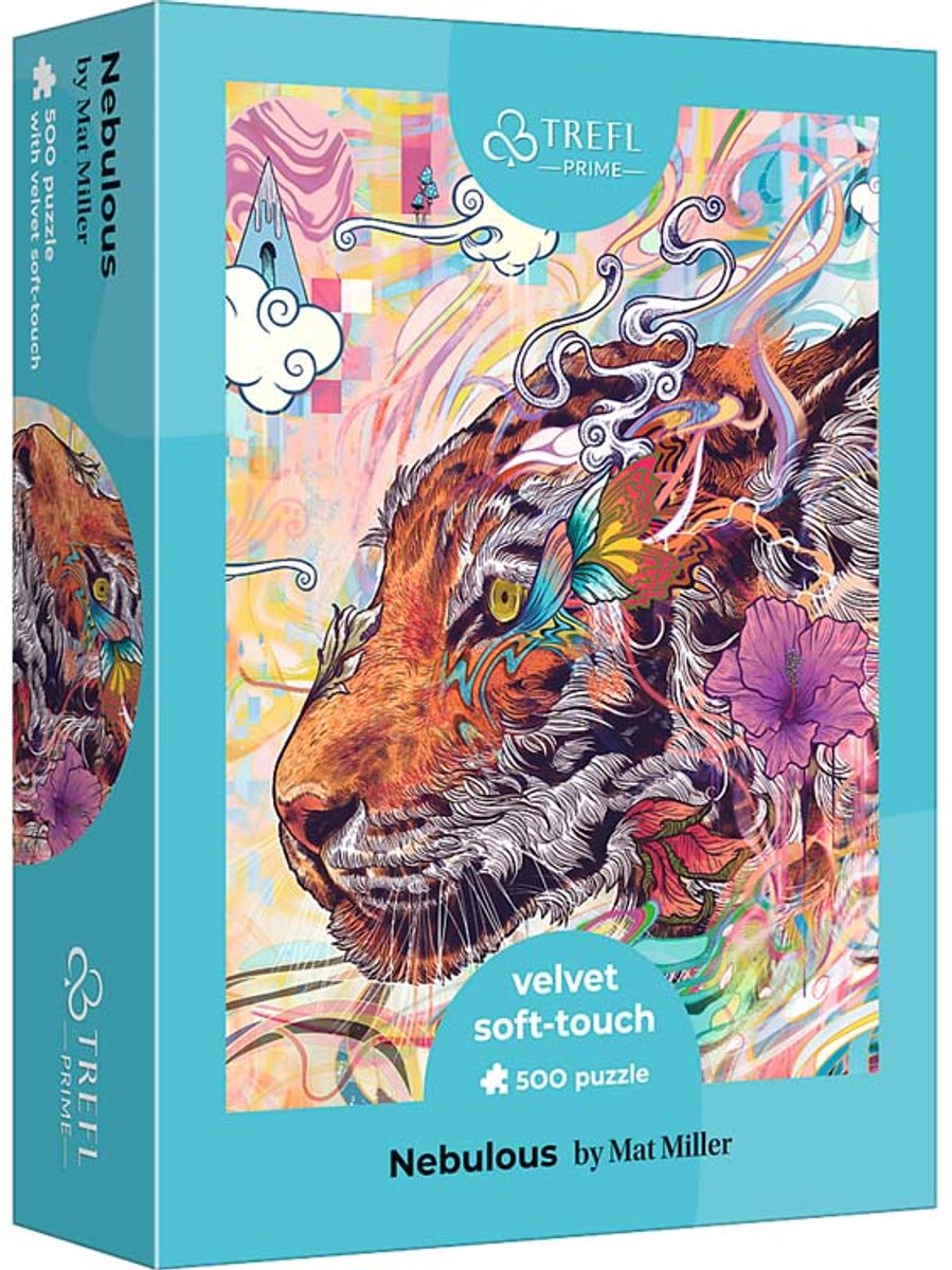 Puzzle Trefl 500 pièces nébuleux FSC mix 70% carton durable.
