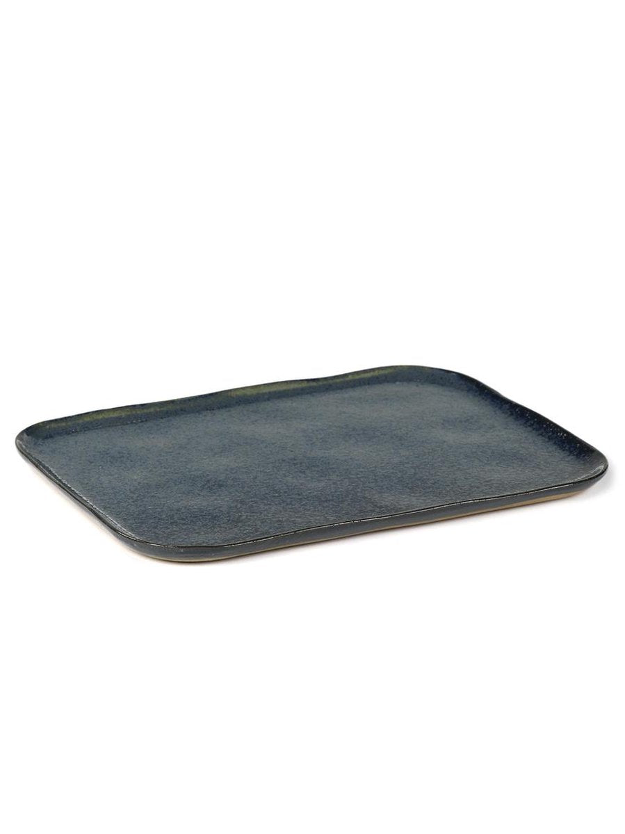 Serax - table merci la nouvelle - assiette xl - bleu gris - 4 pièces