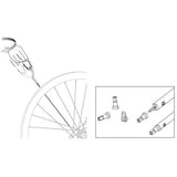 Dimping Spoke Nipple Tenandeer Icetoolz 12S5 pour les jantes hautes