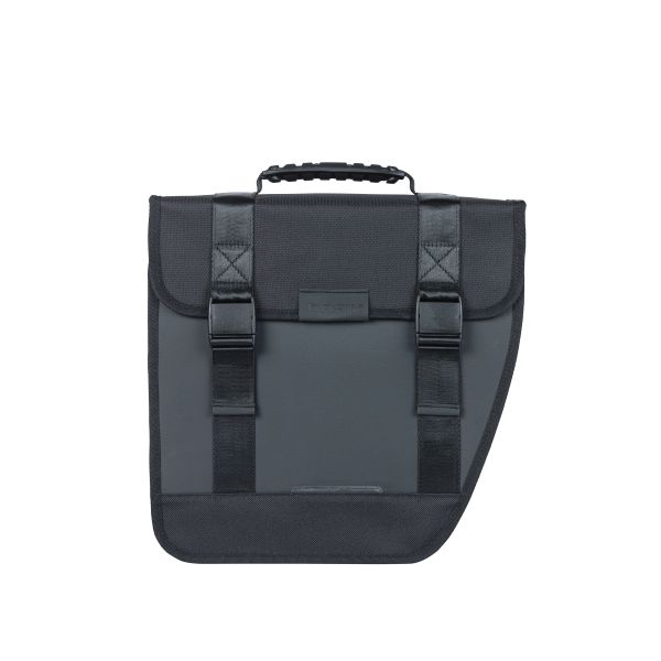 Tour de basilic à gauche - Sac à vélo unique, noir, étanche