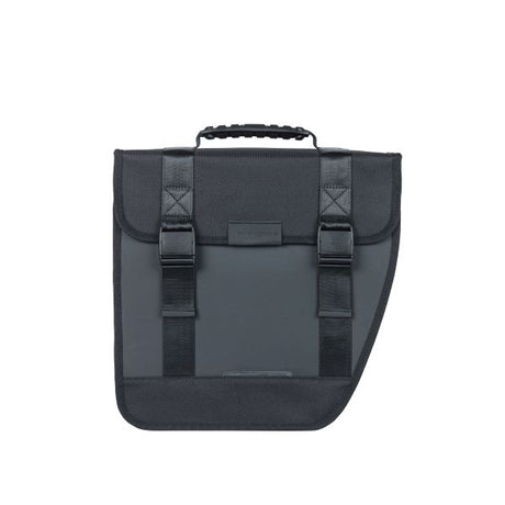 Tour de basilic à gauche - Sac à vélo unique, noir, étanche