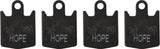 Hope plaquettes de frein dh4 e4 modèle 2002 m4