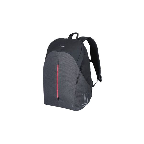 Basil B - Commuter Nordlicht - sac à dos bicycle compact pour vélo électrique - 13L - noir