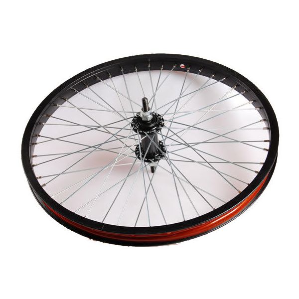 Roue avant 20 x 1,75 Freestyle Aluminium 48 Spaaks - noir