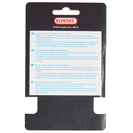 Elvedes Schakel Binnenk 2250 mm en acier inoxydable N nip. 6472RVS-SHIM-49-SL