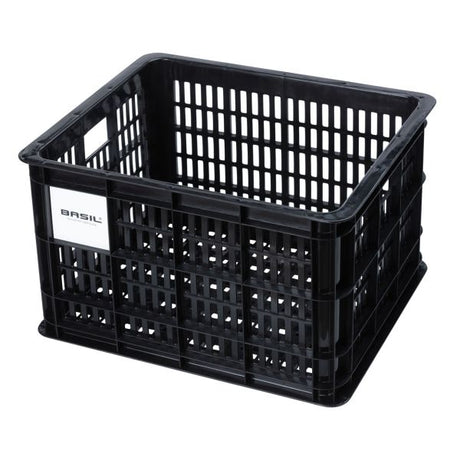 Caisse à vélo Basil M - moyenne - 29,5 litres - noire