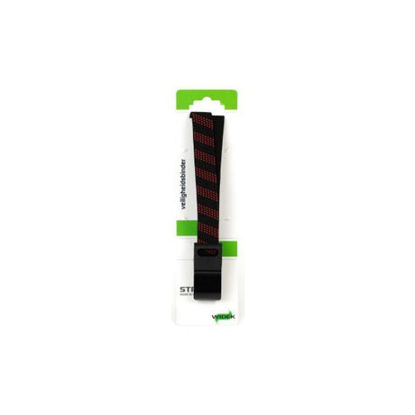 Widek b.v. Widek sangle de sécurité SUV crochet en acier 54cm noir rouge vif