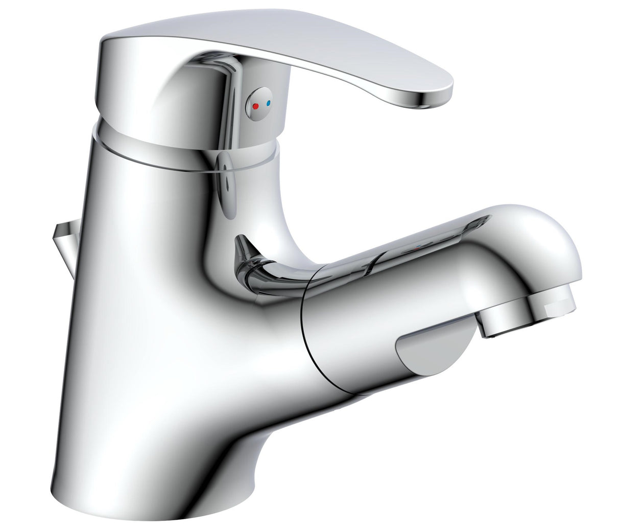 Eisl mitigeur de lavabo Vico avec bec extractible, couleur chrome