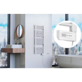 Radiateur de salle de bain Eisl avec minuterie 120x50x15 cm blanc