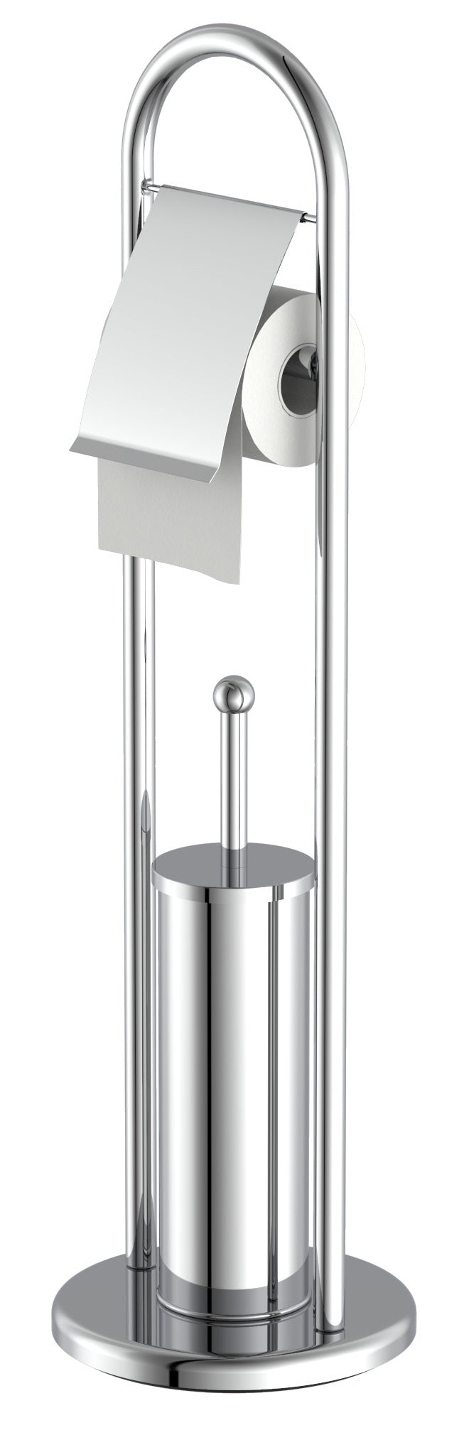 Ensemble de toilettes EISL 2 en 1 de couleur chromée détachée