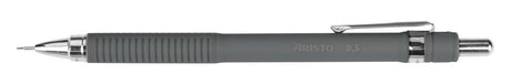 Aristo ar-85711 porte-mine gris mat 0.5 poignée en caoutchouc, clip en métal