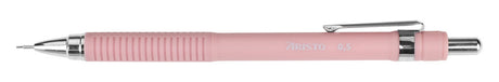 Aristo ar-85712 porte-mine rose mat 0.5 poignée en caoutchouc, clip en métal