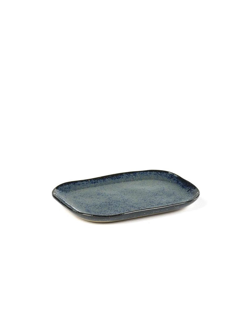 Serax - table merci la nouvelle - assiette m - bleu gris - 8 pièces