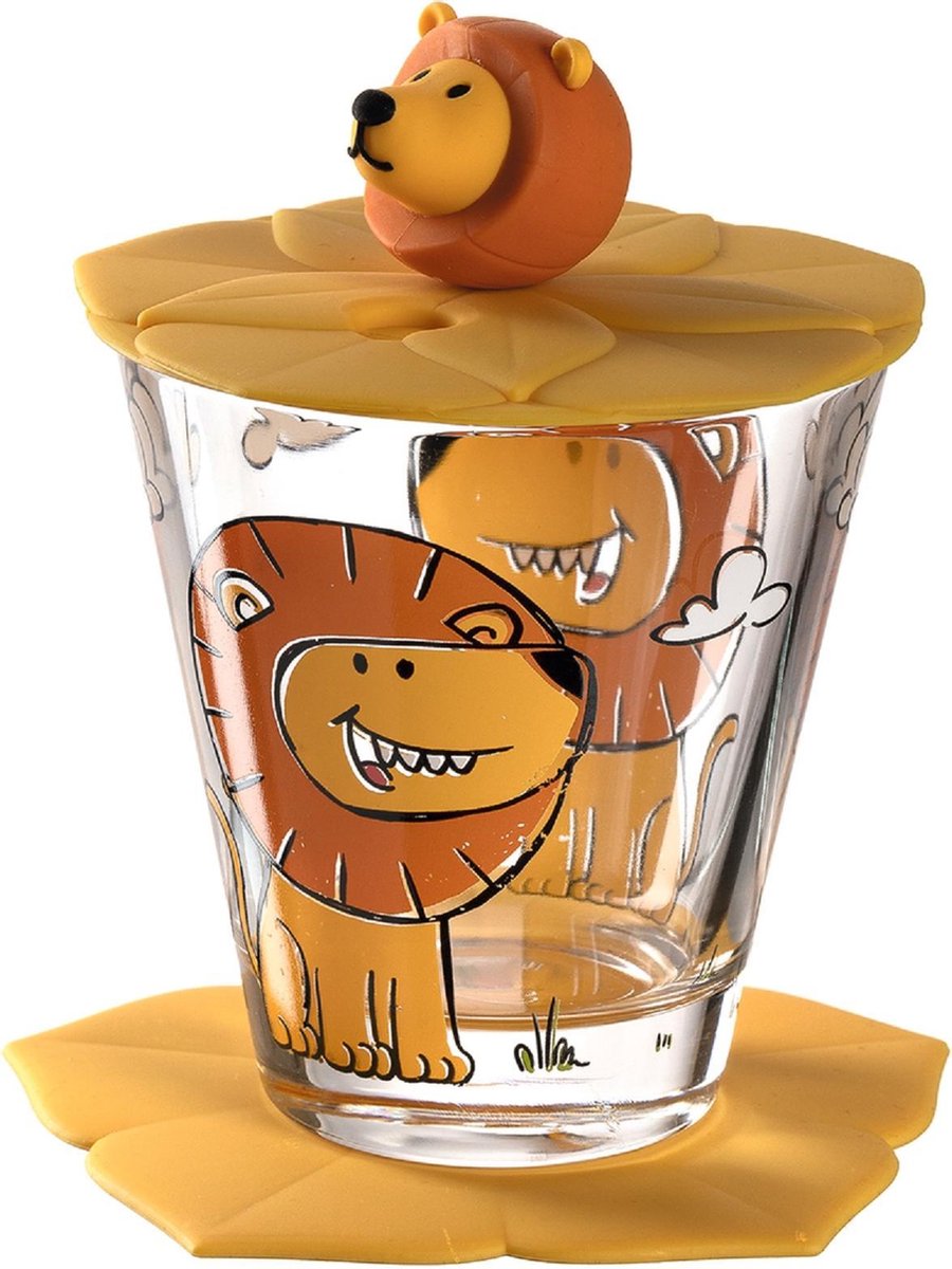 Leonardo bambini set à boire lion - 3 pièces