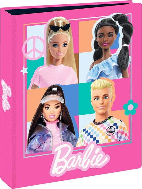 Classeur à anneaux Barbie Interstat 2 anneaux - 2024-2025