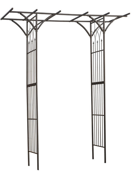 Nature Nature Garden Arch 114x66x232 cm Métal noir