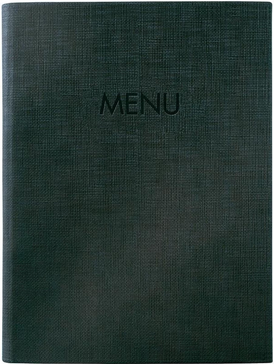 Chemise de cartes de menu Sigel - a5 - gris - pour 8 feuilles - si-sm207