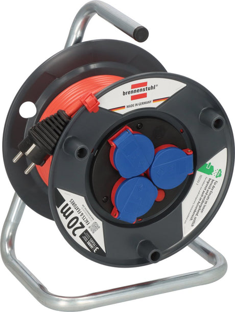 Brennerstuhl brennerstuhl | garant ip44 enrouleur de câble 20m h05vv-f 3g1.5 - 1098530001