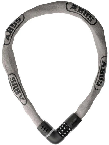 Abus chaîne antivol code tresor 6807c 110 tec gris