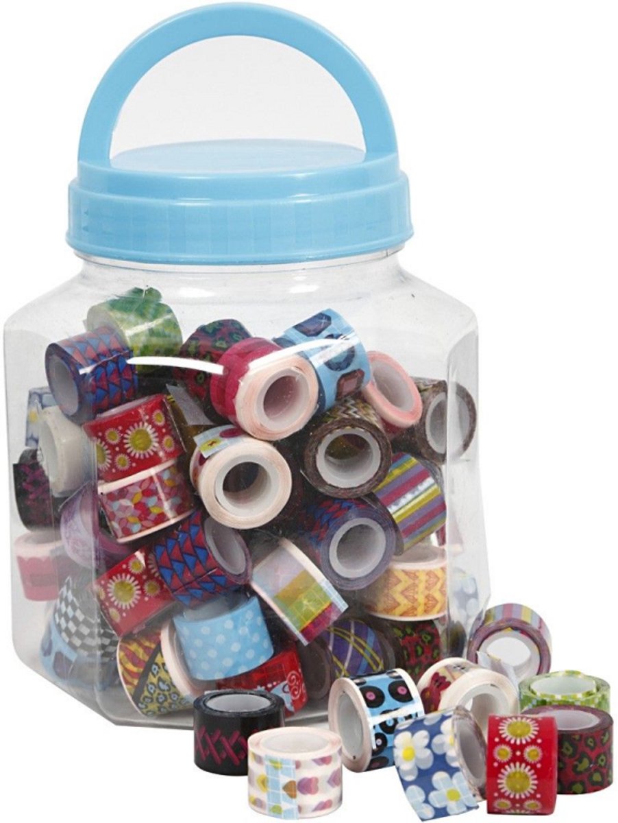 Société créative https: www.ccobby.nl tape-b-12-mm-various-colors-90x2-m-1-doosje