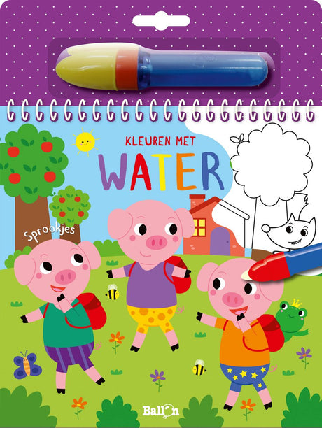 Coloriage de ballons à l'eau : contes de fées. 3+