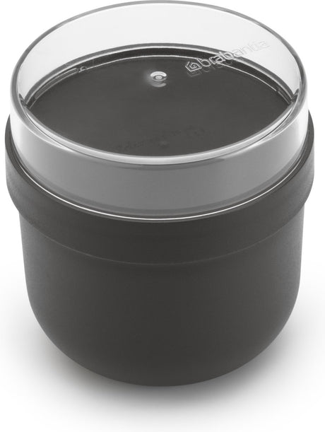 Pot de yaourt Brabantia à prendre 0,5l gris foncé | 2 pièces