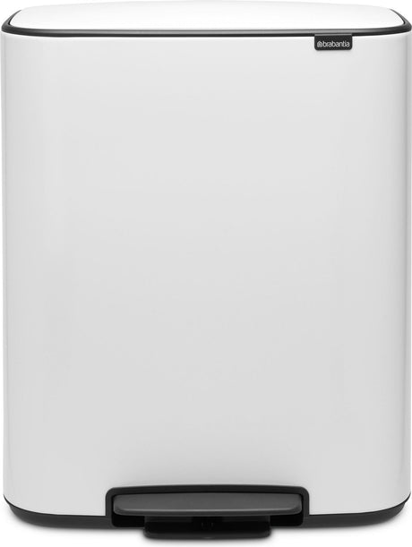 Poubelle Brabantia bo - 60 litres - 1 compartiment - blanc