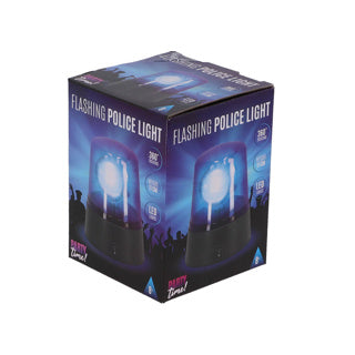 C'est la fête ! lumière clignotante de police de fête 11cm | 4 pièces