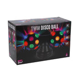 C'est la fête ! temps de fête double boule disco noir