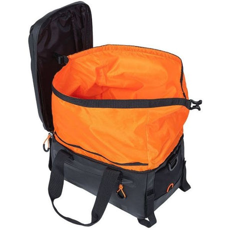 Basil Miles Luggage Thruringa Sac - Sac à vélo sportif pour hommes et femmes - Orange noir - imperméable - 7 litres