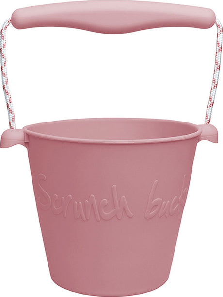 Scrunch speelgoedemmer - roze - opvouwbaar - recycleerbaar