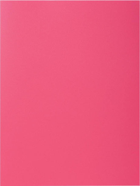 Exacompta rock''s 80 - paquet de 100 chemises à encart 22x31cm pour A4 - framboise - 800016e