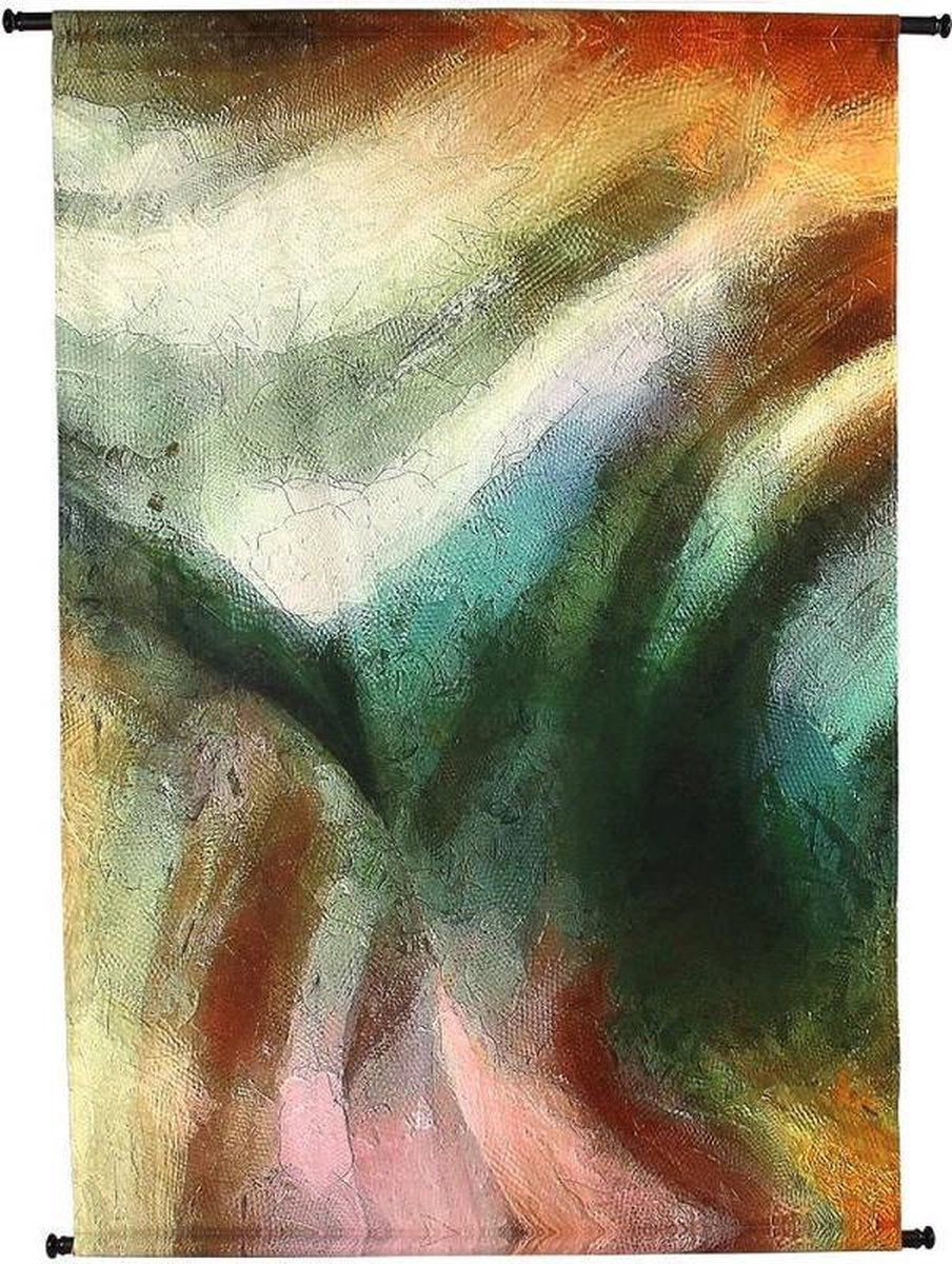 Hd collection wanddoek wave mix 105x3x136cm
