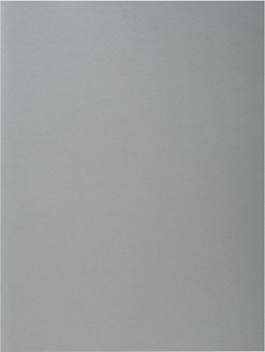 Exacompta rock''s 80 - paquet de 100 chemises à insert 22x31cm pour A4 - gris - 800009e