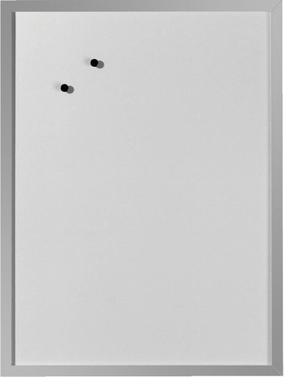 Table magnétique et tableau blanc Herlitz 40x60 holzr. argent