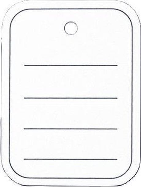 Sigel - étiquettes de prix - 40x50 mm - avec perforation - lignées - boîte de 500 pièces - si-zb350