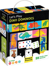 Panda banane - jouons au dinosaure domino